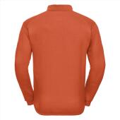 RUS Heavy Duty Collar Sweatshirt, Orange, 4XL