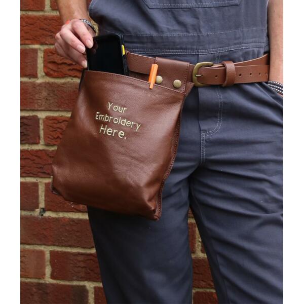 Detachable Leather Pocket