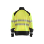 Sweatshirt met halve rits High Vis