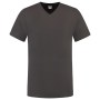 T-shirt V Hals Fitted 101005 Darkgrey 6XL