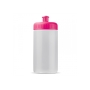 Sportbidon classic 500ml - Wit / Roze