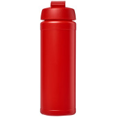 Baseline® Plus 750 ml sportflaska med uppfällbart lock - Röd
