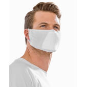 Natural Yarn Antibacterial Face Mask - White
