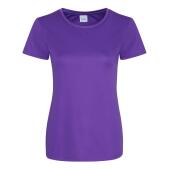 AWDis Ladies Cool Smooth T-Shirt, Purple, XS, Just Cool