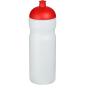 Baseline® Plus 650 ml sportflaska med kupollock - Transparent/Röd