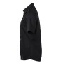 Ladies' Shirt Shortsleeve Poplin - black - 3XL
