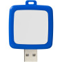 Rotating square USB - Blauw/Wit - 64GB