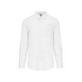 Heren Oxford overhemd lange mouwen White XXL