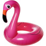 Flamingo opblaasbare zwemband - Magenta