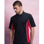 Classic Fit Track Polo - Black/Red/White - XXS