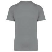 Gerecycled herensport-T-shirt met ronde hals Fine Grey XS
