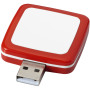 Rotating square USB - Rood/Wit - 64GB