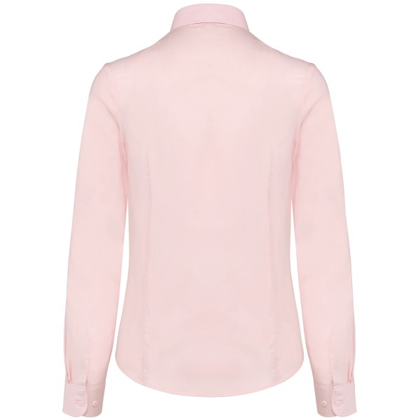 Dames Oxford blouse lange mouwen Oxford Pale Pink XXL