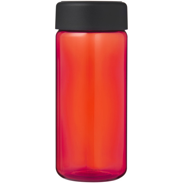 H2O Active® Octave Tritan™ 600 ml screw cap water bottle - Red/Solid black