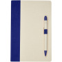 Dairy Dream set van referentie A5 notitieboek en balpen gemaakt van gerecyclede melkpakken - Blauw