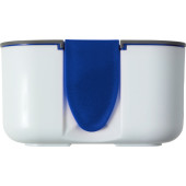 PP en siliconen lunchbox Veronica kobaltblauw