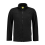 L&S Polar Fleece Cardigan for him Black-S