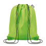 SHOOPPET - 190T RPET drawstring bag - Lime