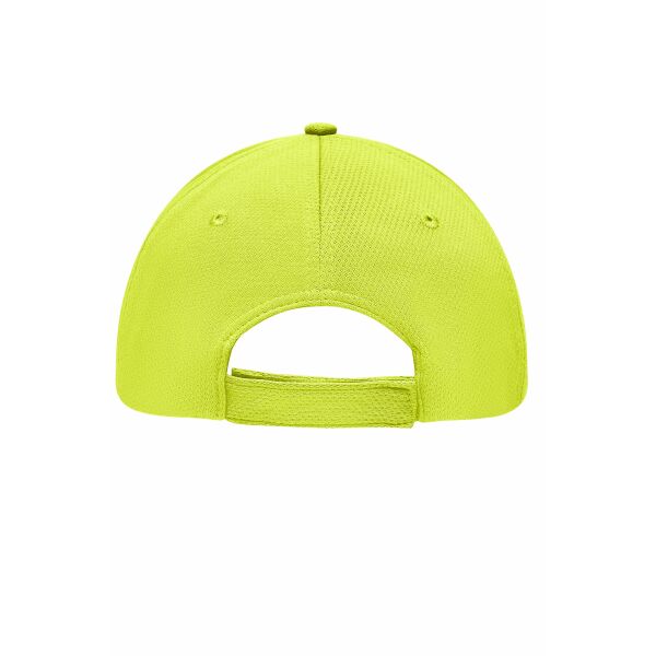 MB6214 6 Panel Sport Mesh Cap - bright-yellow - one size